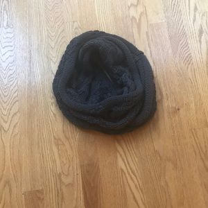 Grey infinity scarf